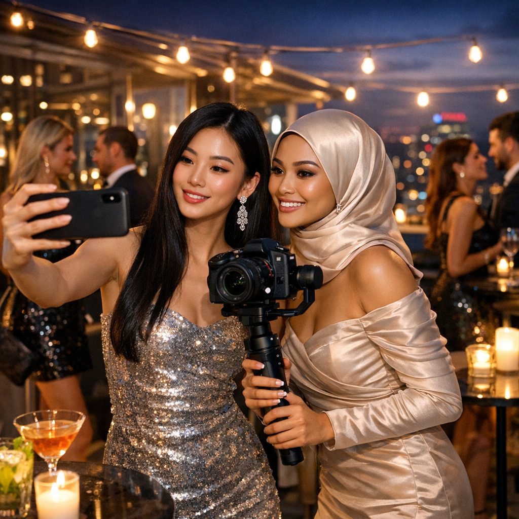 Fashion Influencers at Luxury Rooftop Cocktail Party-1 Fashion Influencers at Luxury Rooftop Cocktail Party-1