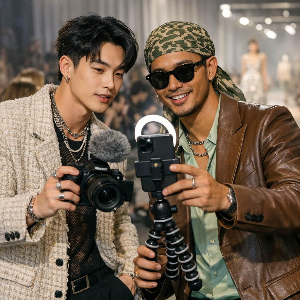 Fashion Influencers at a Trendy Event-1 Fashion Influencers at a Trendy Event-1